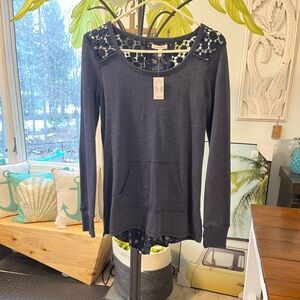 Super Cute Sweater, unique back detail!